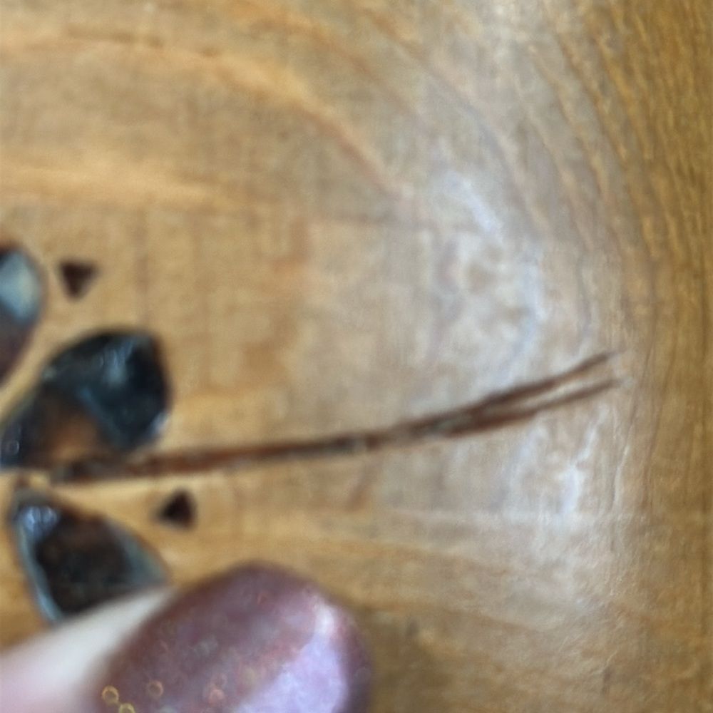 J Des Granges Palmer Alaska Handmade Rustic Wooden Bowl With‎ Floral Pattern - Picture 10 of 17